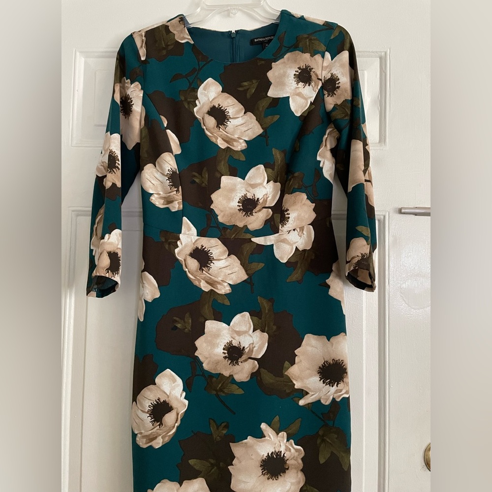Banana Republic Floral Dress size 0